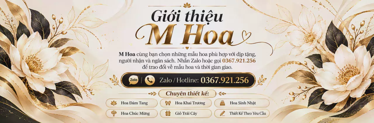 Ảnh bìa Shop hoa tươi Xã Mỹ Chánh Hoà Vĩnh Long - Chọn hoa vừa ý, gửi trao tận tâm